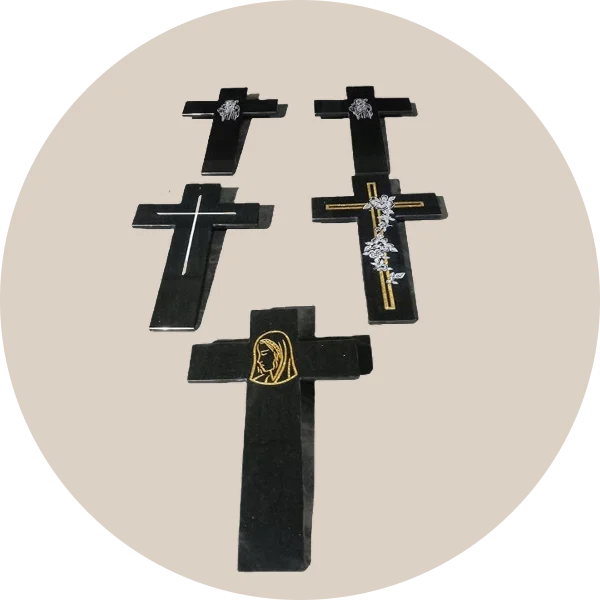 Cross Shape Memorial Plaque | Stone Discover