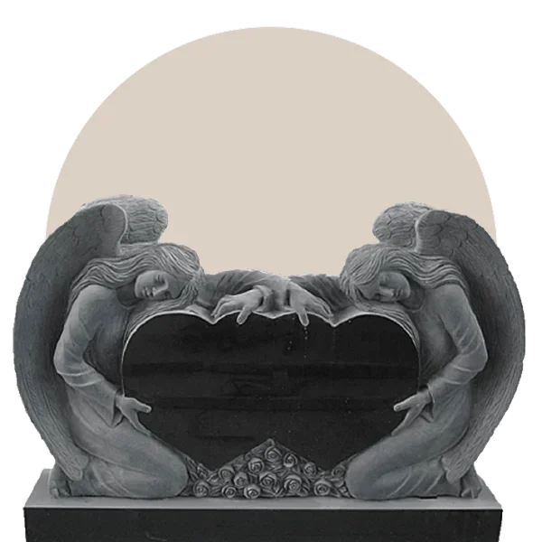 Double Angel Headstone