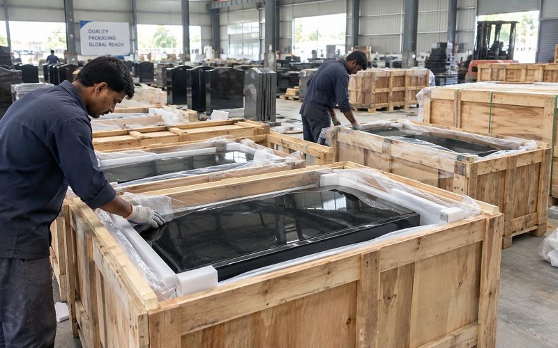 dealers stock in granite headstones